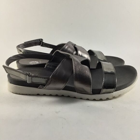 Yellowbox striking womens sandals slingback slides gray size 9 M - Picture 1 of 8